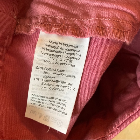 J.Crew Cameron Pink Slim Crop Midrise Chino Pant - Picture 10 of 12